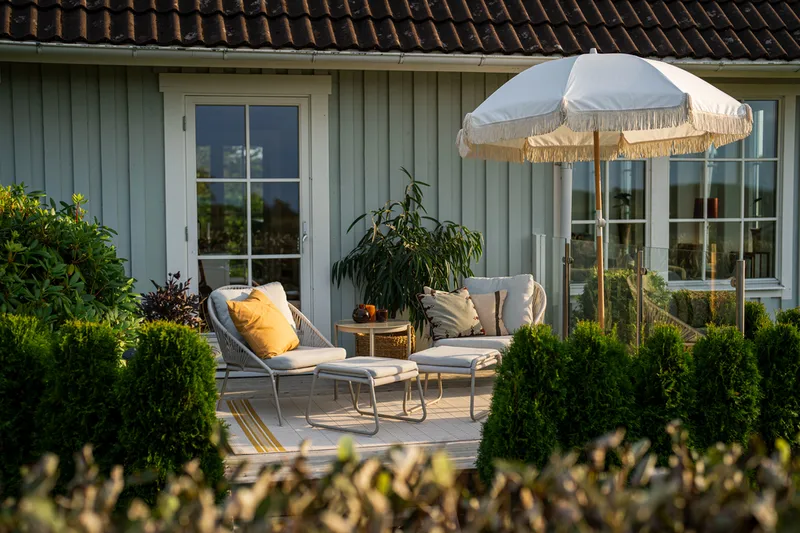 Loungegruppe Hillerstorp Holmsund - Beige - Hagemøbler & utemiljø - Hagegruppe - Cafemøbler & cafesett