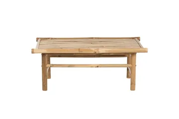Loungeset Beliani Todi Ljus trä/Taupe Light wood||White - Hagemøbler & utemiljø - Hagegruppe - Sofagruppe utendørs