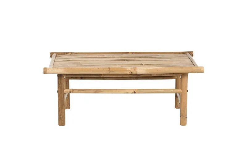Loungeset Beliani Todi Ljus trä/Taupe Light wood||White - Hagemøbler & utemiljø - Hagegruppe - Sofagruppe utendørs
