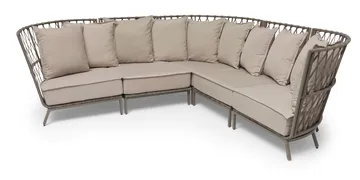 Loungesofa Hillerstorp Jet Set Hjørne - Beige - Hagemøbler & utemiljø - Loungemøbler - Loungesofaer