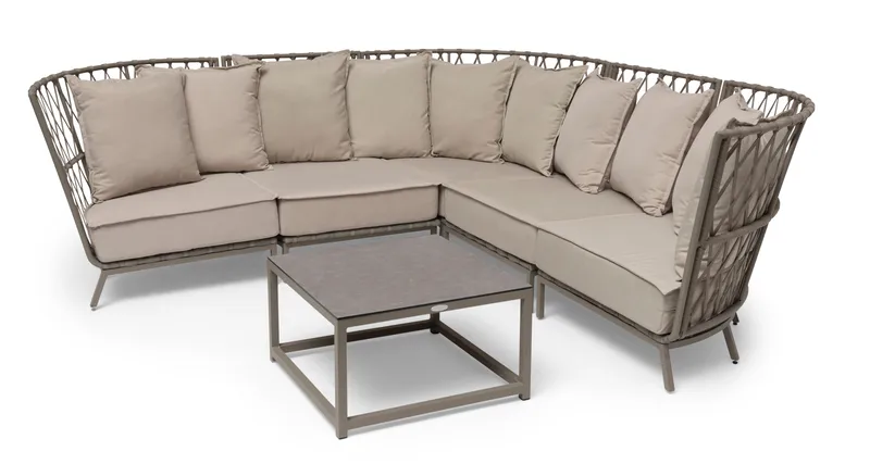 Loungesofa Hillerstorp Jet Set Hjørne - Beige - Hagemøbler & utemiljø - Loungemøbler - Loungesofaer