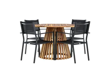 Lumpur Spisegruppe + Copacabana 4 stoler - Hagemøbler & utemiljø - Hagegruppe - Spisegrupper hage