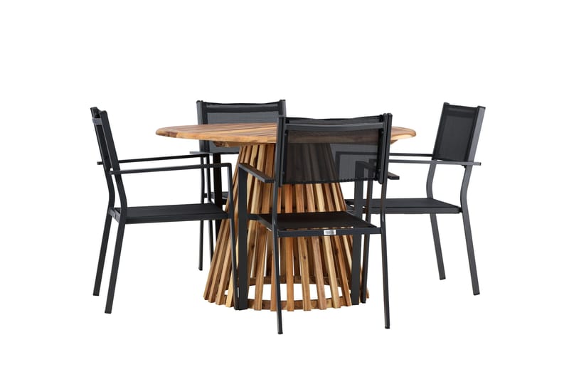 Lumpur Spisegruppe + Copacabana 4 stoler - Hagemøbler & utemiljø - Hagegruppe - Spisegrupper hage