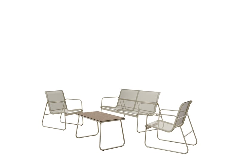 Maplewyn Loungegruppe Utendørs - Beige - Hagemøbler & utemiljø - Hagegruppe - Sofagruppe utendørs