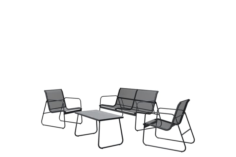 Maplewyn Loungegruppe Utendørs, Grå