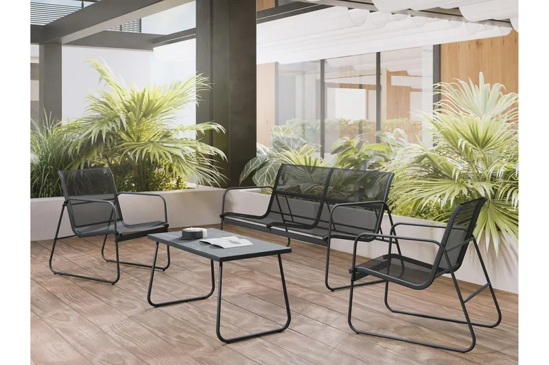 Maplewyn Loungegruppe Utendørs - Grå - Hagemøbler & utemiljø - Hagegruppe - Sofagruppe utendørs