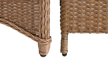 Marcus Cafésett med 2 Light Lenestoler m Pute - Natur - Hagemøbler & utemiljø - Hagegruppe - Cafemøbler & cafesett