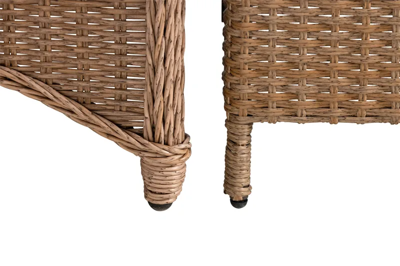 Marcus Cafésett med 2 Light Lenestoler m Pute - Natur - Hagemøbler & utemiljø - Hagegruppe - Cafemøbler & cafesett