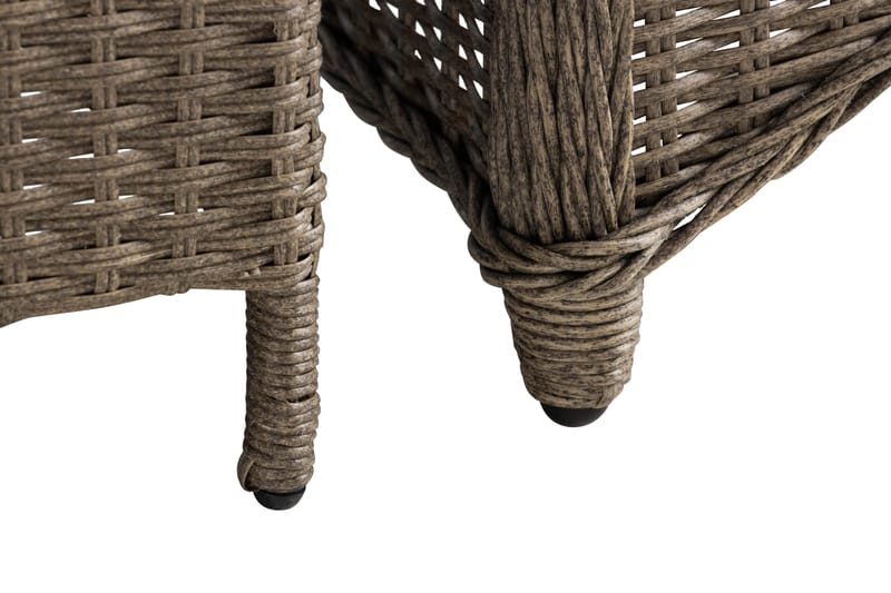 Marcus Cafésett med 2 Light Lenestoler m Pute - Grå - Hagemøbler & utemiljø - Hagegruppe - Cafemøbler & cafesett