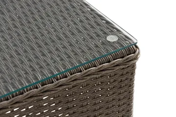 Marcus Cafésett med 2 Light Lenestoler m Pute - Grå - Hagemøbler & utemiljø - Hagegruppe - Cafemøbler & cafesett