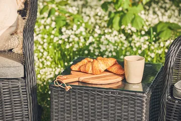 Marcus Cafésett med 2 Light Lenestoler m Pute - Svart - Hagemøbler & utemiljø - Hagegruppe - Cafemøbler & cafesett