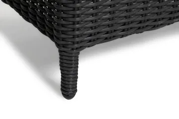 Marcus Cafésett med 2 Light Lenestoler m Pute - Svart - Hagemøbler & utemiljø - Hagegruppe - Cafemøbler & cafesett