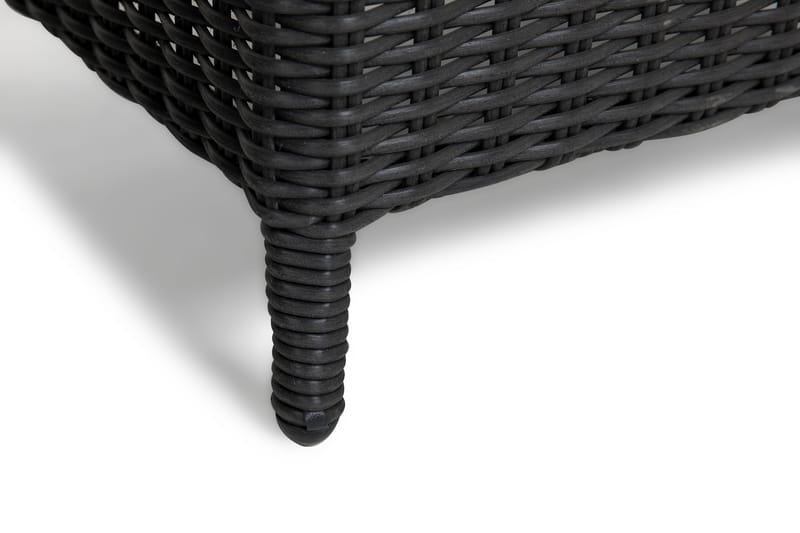 Marcus Cafésett med 2 Light Lenestoler m Pute - Svart - Hagemøbler & utemiljø - Hagegruppe - Cafemøbler & cafesett