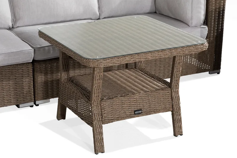 Marcus Loungegruppe - Natur Bord 2 Lenestoler - Hagemøbler & utemiljø - Loungemøbler - Loungegrupper