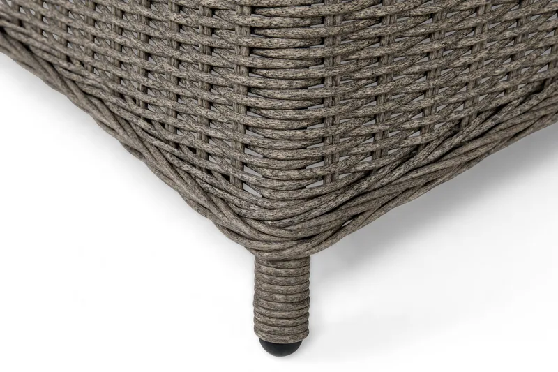 Marcus Spisegruppe 140 Rund + 6 Lenestoler m Pute - Grå - Hagemøbler & utemiljø - Hagegruppe - Spisegrupper hage