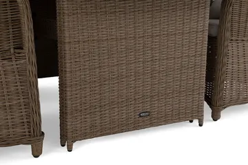 Marcus Spisegruppe 200 + 4 Lenestoler m Pute - Natur - Hagemøbler & utemiljø - Hagegruppe - Spisegrupper hage