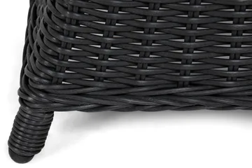 Marcus Spisegruppe 200 + 4 Lenestoler m Pute - Svart - Hagemøbler & utemiljø - Hagegruppe - Spisegrupper hage