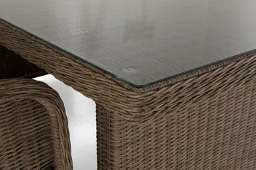 Marcus Spisegruppe 200 + 4 Lenestoler m Pute - Natur - Hagemøbler & utemiljø - Hagegruppe - Spisegrupper hage