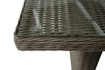 Marcus Spisegruppe 200 + 4 Lenestoler m Pute - Grå - Hagemøbler & utemiljø - Hagegruppe - Spisegrupper hage