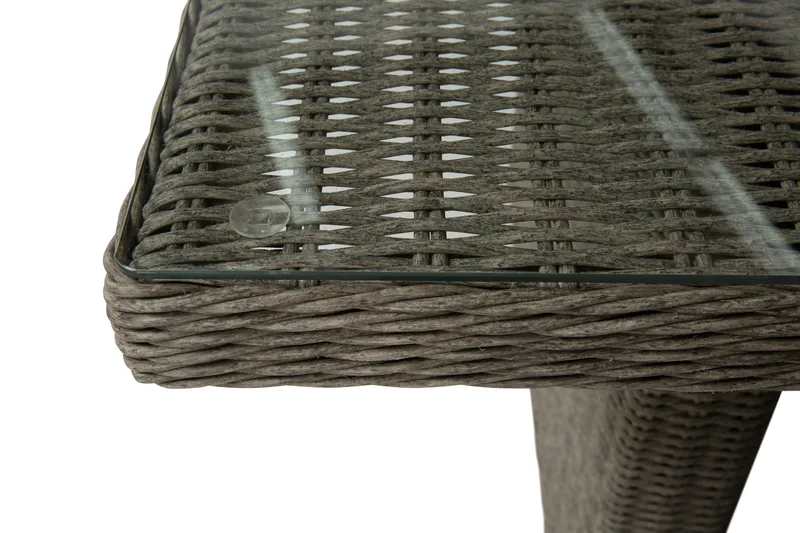 Marcus Spisegruppe 200 + 4 Lenestoler m Pute - Grå - Hagemøbler & utemiljø - Hagegruppe - Spisegrupper hage