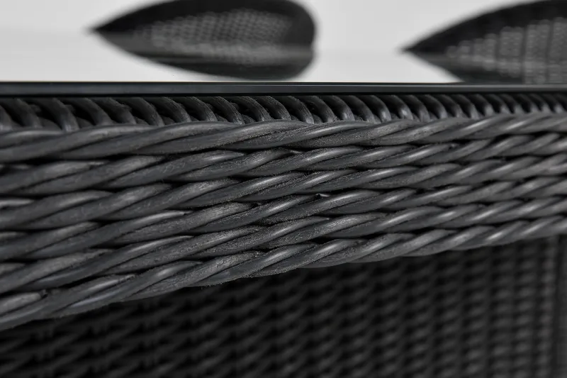 Marcus Spisegruppe 200 + 4 Light Lenestoler m Pute - Svart - Hagemøbler & utemiljø - Hagegruppe - Spisegrupper hage