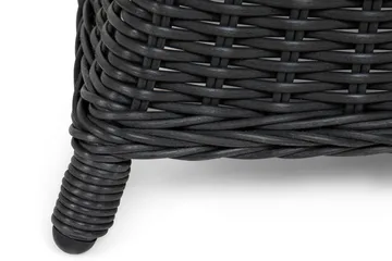 Marcus Spisegruppe 200 + 6 Lenestoler m Pute - Svart - Hagemøbler & utemiljø - Hagegruppe - Spisegrupper hage