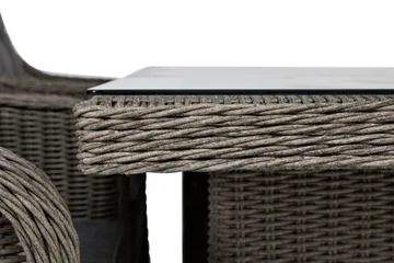 Marcus Spisegruppe 200 + 6 Lenetoler m Pute - Grå - Hagemøbler & utemiljø - Hagegruppe - Spisegrupper hage