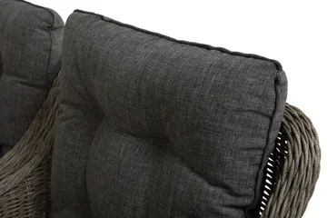 Marcus Spisegruppe 200 + 6 Lenetoler m Pute - Grå - Hagemøbler & utemiljø - Hagegruppe - Spisegrupper hage