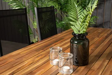 Matgrupp Venture Home Svart Natur 6st - Hagemøbler & utemiljø - Hagegruppe - Spisegrupper hage