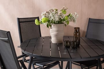 Matgrupp Venture Home Svart Svart 4st - Hagemøbler & utemiljø - Hagegruppe - Spisegrupper hage