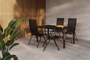 Matgrupp Venture Home Svart Svart 4st - Hagemøbler & utemiljø - Hagegruppe - Spisegrupper hage