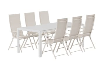 Matgrupp Venture Home Vit - Hagemøbler & utemiljø - Hagegruppe - Spisegrupper hage