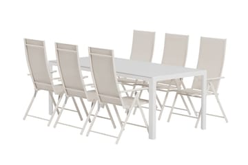 Matgrupp Venture Home Vit - Hagemøbler & utemiljø - Hagegruppe - Spisegrupper hage