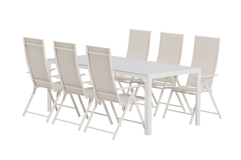 Matgrupp Venture Home Vit - Hagemøbler & utemiljø - Hagegruppe - Spisegrupper hage