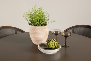 Matgruppe Santa 120 cm Rund med 4 Vila Real Stoler - Brun - Hagemøbler & utemiljø - Hagegruppe - Spisegrupper hage