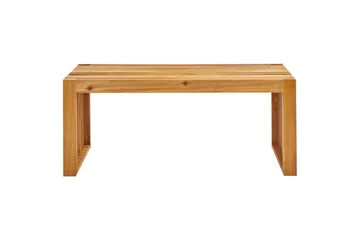 Matsalsset Beliani Bellano med 2 bänkar Light wood - Hagemøbler & utemiljø - Hagegruppe - Spisegrupper hage