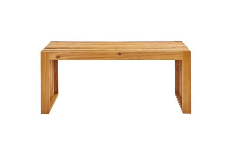 Matsalsset Beliani Bellano med 2 bänkar Light wood - Hagemøbler & utemiljø - Hagegruppe - Spisegrupper hage
