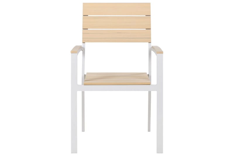 Matsalsset Beliani Como Beige - Hagemøbler & utemiljø - Hagegruppe - Spisegrupper hage