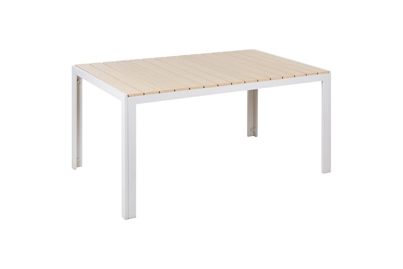 Matsalsset Beliani Como Beige - Hagemøbler & utemiljø - Hagegruppe - Spisegrupper hage
