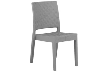 Matsalsset Beliani Fossano Ljusgrå, 6-Sits Light grey - Hagemøbler & utemiljø - Hagegruppe - Spisegrupper hage
