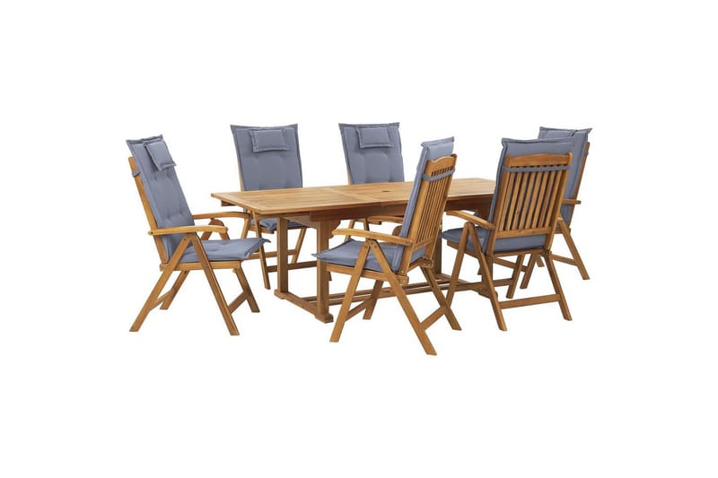 Matsalsset Beliani Java Nej Light wood