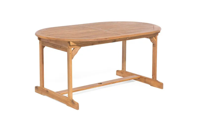 Matsalsset Beliani Maui 8-sits Grå/ljust trä Light wood||Grey - Hagemøbler & utemiljø - Hagegruppe - Spisegrupper hage