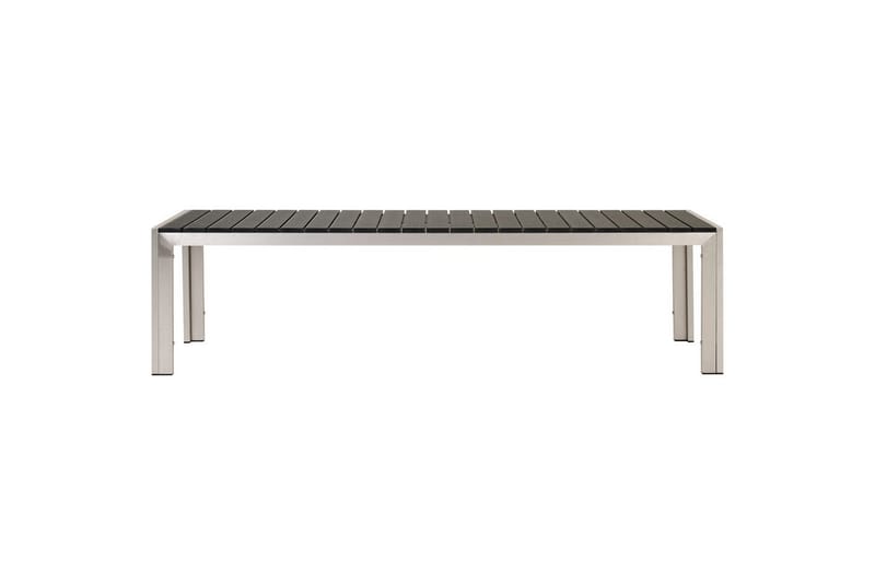 Matsalsset Beliani Nardo Ljus trä/svart Black||Silver - Hagemøbler & utemiljø - Hagegruppe - Spisegrupper hage