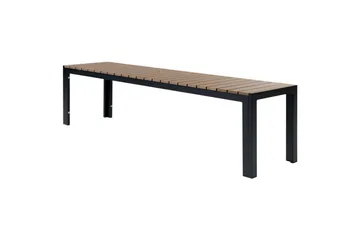 Matsalsset Beliani Nardo Ljus trä/svart Light wood||Black - Hagemøbler & utemiljø - Hagegruppe - Spisegrupper hage