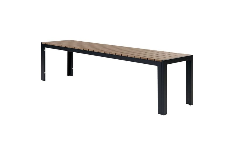 Matsalsset Beliani Nardo Ljus trä/svart Light wood||Black - Hagemøbler & utemiljø - Hagegruppe - Spisegrupper hage