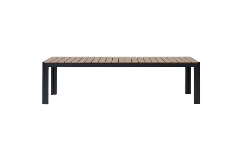 Matsalsset Beliani Nardo Ljus trä/svart Light wood||Black - Hagemøbler & utemiljø - Hagegruppe - Spisegrupper hage