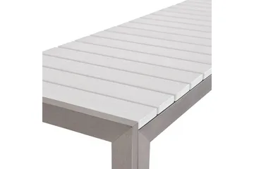 Matsalsset Beliani Nardo Ljus trä/svart White||Silver - Hagemøbler & utemiljø - Hagegruppe - Spisegrupper hage