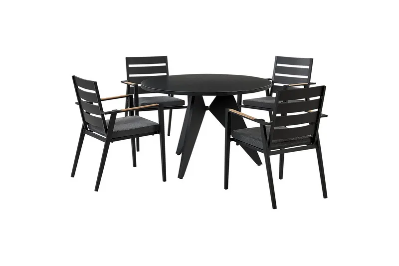 Matsalsset Beliani Olmetto/Taviano Black