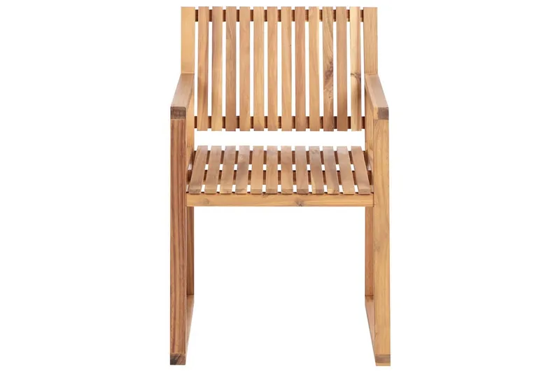 Matsalsset Beliani Sassari II 8-Sits Light wood||Navy blue||White - Hagemøbler & utemiljø - Hagegruppe - Spisegrupper hage