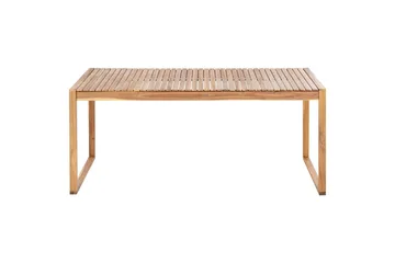Matsalsset Beliani Sassari II 8-Sits Light wood||Navy blue||White - Hagemøbler & utemiljø - Hagegruppe - Spisegrupper hage